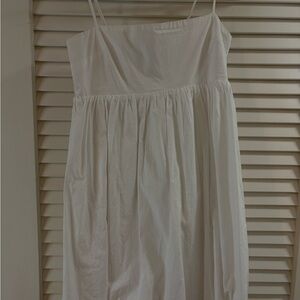 Aritzia Sunday Best White bubble dress